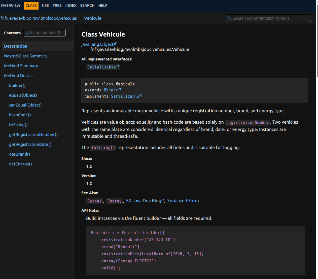 Javadoc avec delombok seulement - warnings